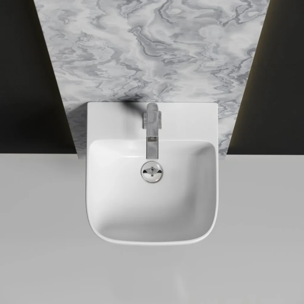 Раковина Ceramicanova Dion CN6067 белая глянцевая