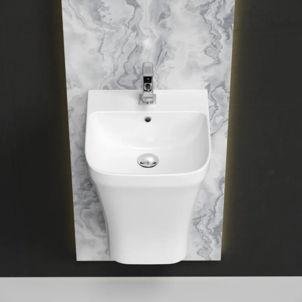 Раковина Ceramicanova Dion CN6067 белая глянцевая