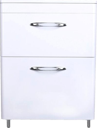 Тумба с раковиной Style Line Каре 60 напольная, Люкс Plus, белая