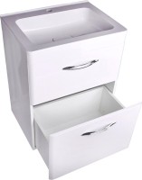 Тумба с раковиной Style Line Каре 60 напольная, Люкс Plus, белая