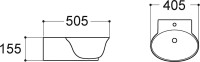 Мебельная раковина AQUATEK Классик AQ5040-00