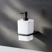 Дозатор для жидкого мыла AM.PM Inspire 2.0 A50A36922 настенный, черный