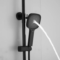 Душевая стойка Shevanik S8236H черная