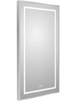 Зеркало BelBagno Kraft 90x50, с подсветкой, с подогревом, сатин
