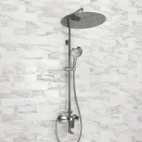 Душевая стойка Wasserkraft A166.117.101.010.CH хром Душевая стойка Wasserkraft A166.117.101.010.CH хром