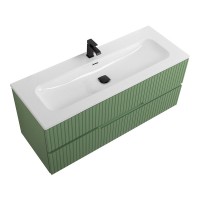 Тумба с раковиной Cezares Duet 120 фисташковый софт, раковина Cezares CZR-8073-120