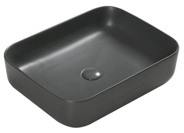 Накладная раковина SantiLine SL-1051DG темно-серая матовая