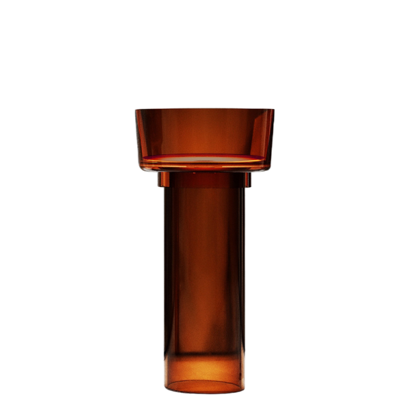 Раковина напольная Abber Kristall AT2702Opal-H 45 глянцевая коричневая, круглая, моноблок