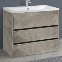 Мебель для ванной комнаты Art&Max Family 100, напольная, Cemento Veneto