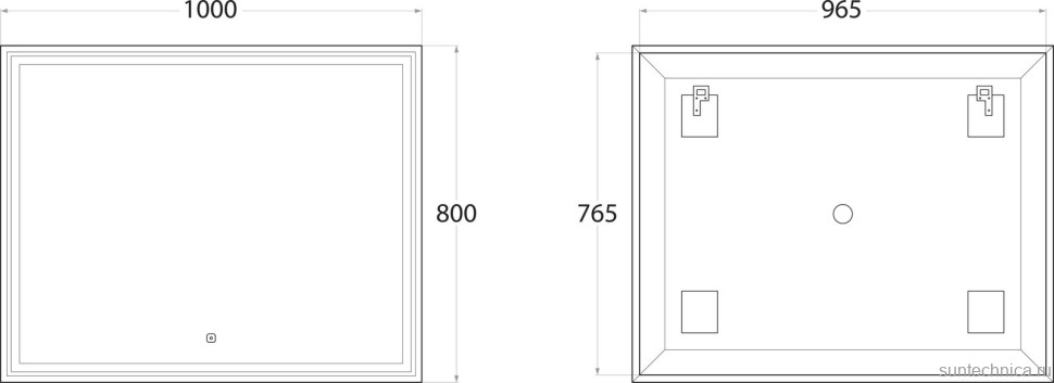 Мебель для ванной комнаты Art&Max Family 100, напольная, Cemento Veneto