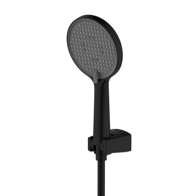 Смеситель для ванны с душевым гарнитуром, Черный матовый, AQUAme Monza AQM6312MB