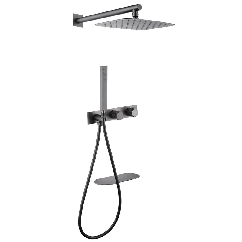 Душевой комплект Abber Rund AF8750NG С ВНУТРЕННЕЙ ЧАСТЬЮ, никель