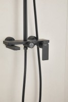 Душевая стойка BELZ B678 B24678-7 матовая черная