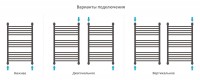 Полотенцесушитель водяной Сунержа Богема + 80x50 выгнутая