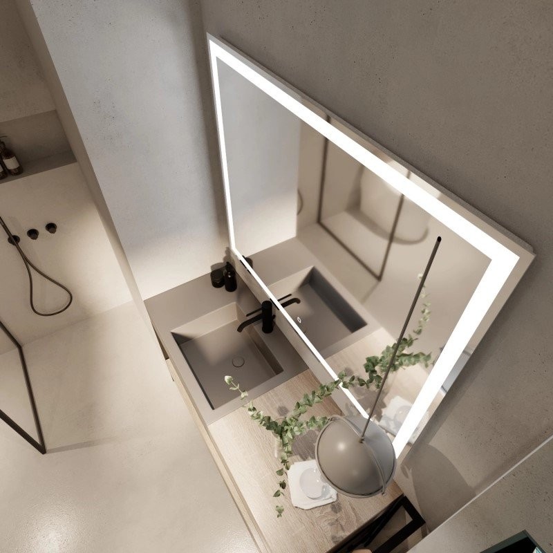 Зеркало Mixline Ливия 100 с подсветкой