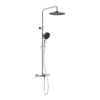 Душевая стойка Sancos Etna SC9008CH с термостатом, хром