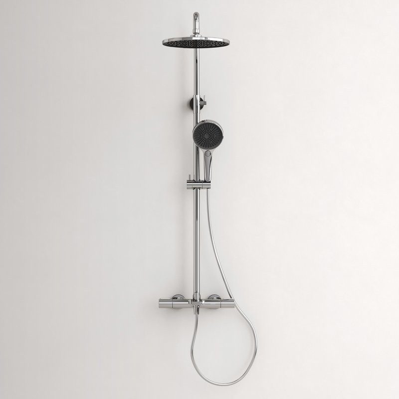 Душевая стойка Sancos Etna SC9008CH с термостатом, хром