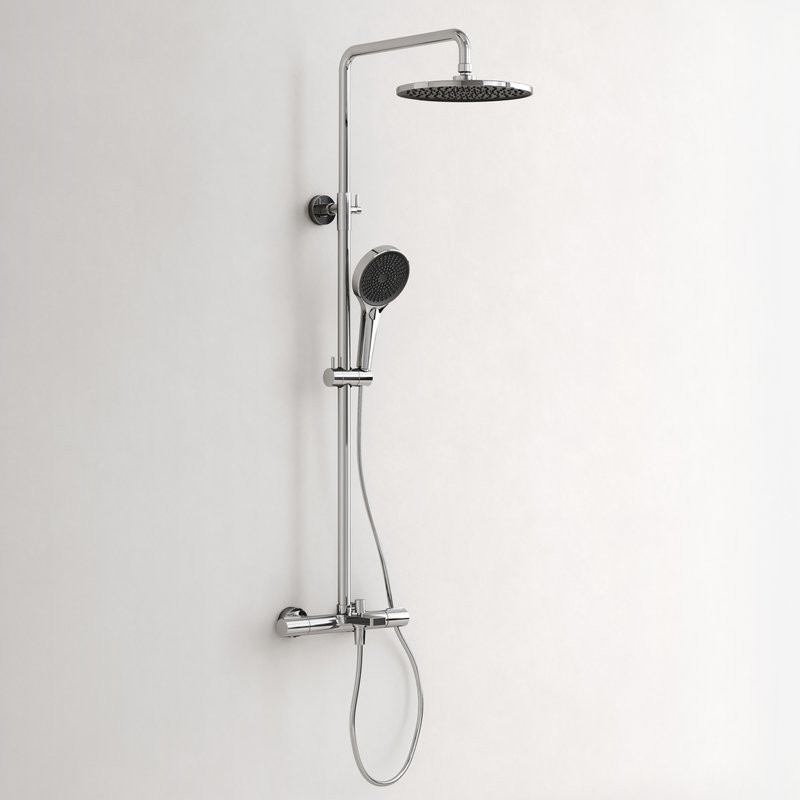 Душевая стойка Sancos Etna SC9008CH с термостатом, хром