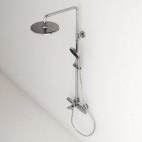 Душевая стойка Sancos Etna SC9008CH с термостатом, хром