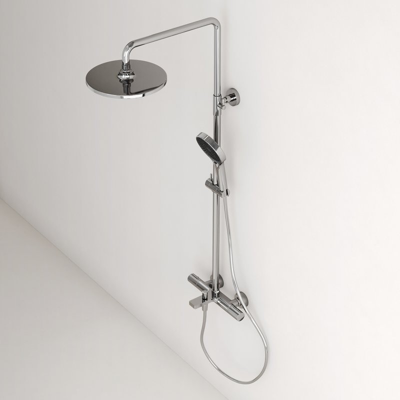 Душевая стойка Sancos Etna SC9008CH с термостатом, хром