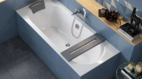 Акриловая ванна Excellent Oceana Slim WAEX.OCE16WHS 160x75 см, встраиваемая, белая, с каркасом