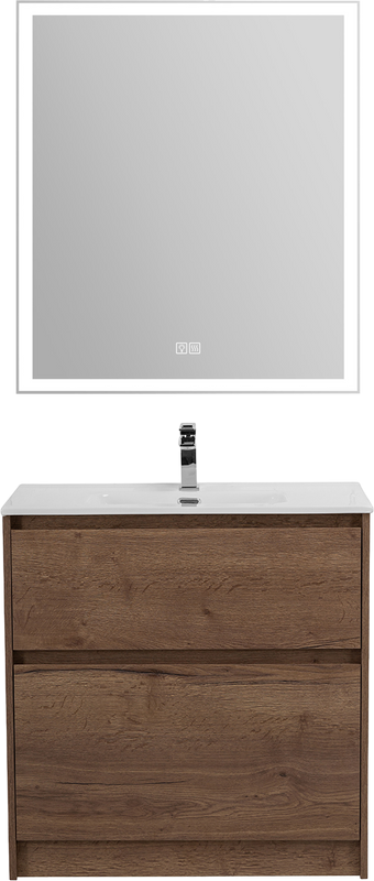 Мебель для ванной комнаты BelBagno Kraft 39 70 напольная, rovere tabacco