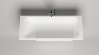 Ванна из искусственного камня Salini Orlanda S-Sense 170x70 см, встраиваемая, матовая белая