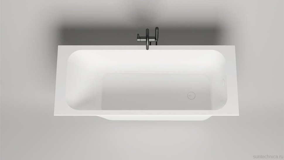 Ванна из искусственного камня Salini Orlanda S-Sense 170x70 см, встраиваемая, матовая белая