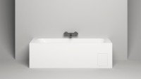 Ванна из искусственного камня Salini Orlanda S-Sense 170x70 см, встраиваемая, матовая белая