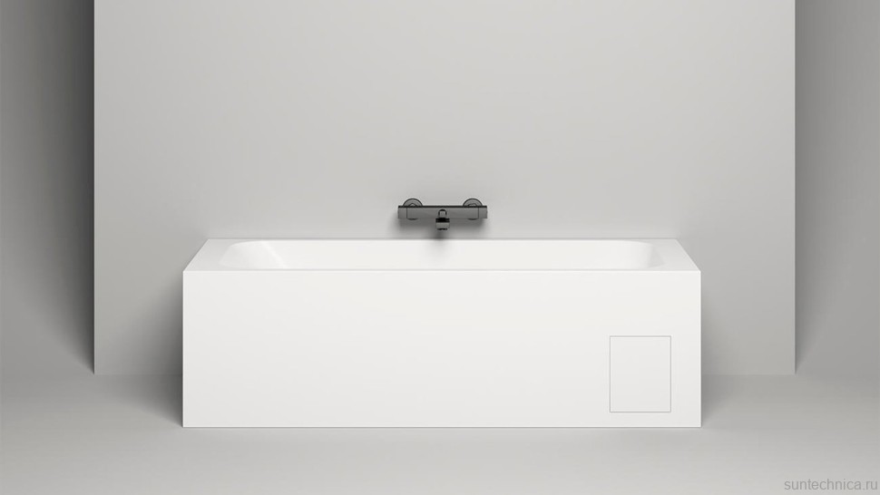 Ванна из искусственного камня Salini Orlanda S-Sense 170x70 см, встраиваемая, матовая белая