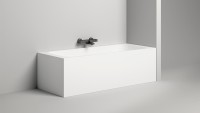 Ванна из искусственного камня Salini Orlanda S-Sense 170x70 см, встраиваемая, матовая белая