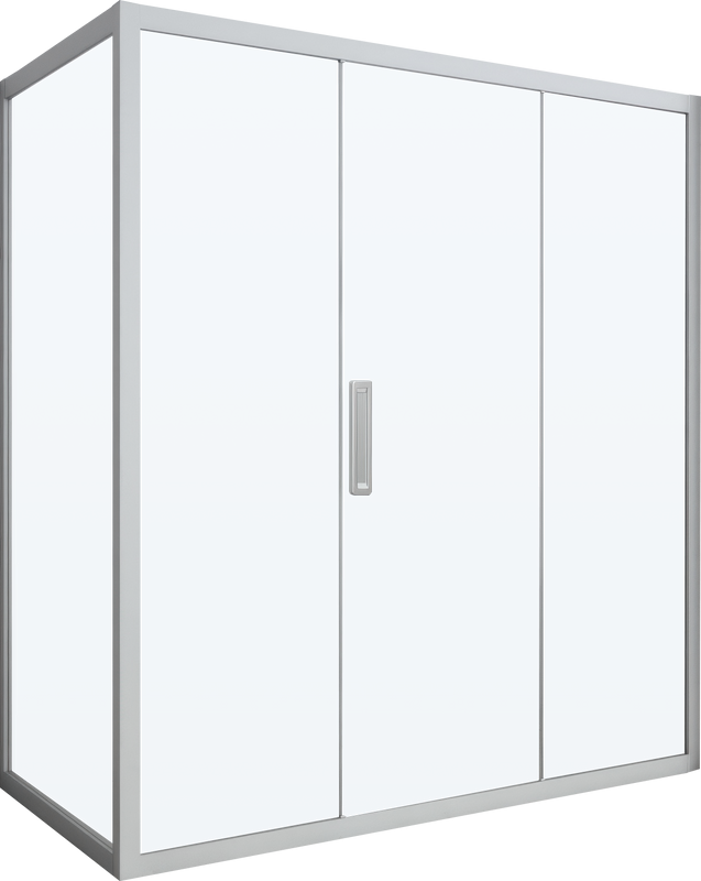 Душевой уголок Kubele DE019 R3-CLN-MT 140х100 см, профиль матовый хром