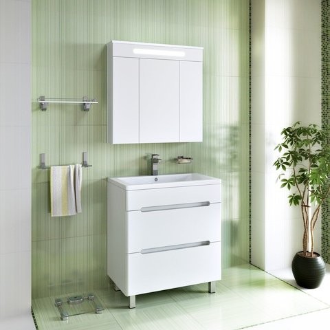 Мебель для ванной комнаты Runo Парма 75 напольная