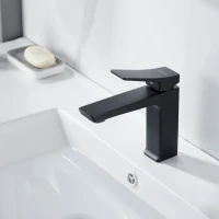 Смеситель для раковины Shevanik S4401H, черный Смеситель для раковины Shevanik S4401H, черный