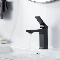 Смеситель для раковины Shevanik S4401H, черный Смеситель для раковины Shevanik S4401H, черный