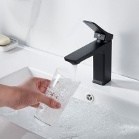 Смеситель для раковины Shevanik S4401H, черный Смеситель для раковины Shevanik S4401H, черный