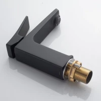 Смеситель для раковины Shevanik S4401H, черный Смеситель для раковины Shevanik S4401H, черный