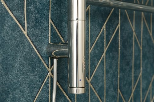 Полотенцесушитель электрический Сунержа Богема 3.1 00-6004-1250 130x55 см, подключение слева, без покрытия, лесенка