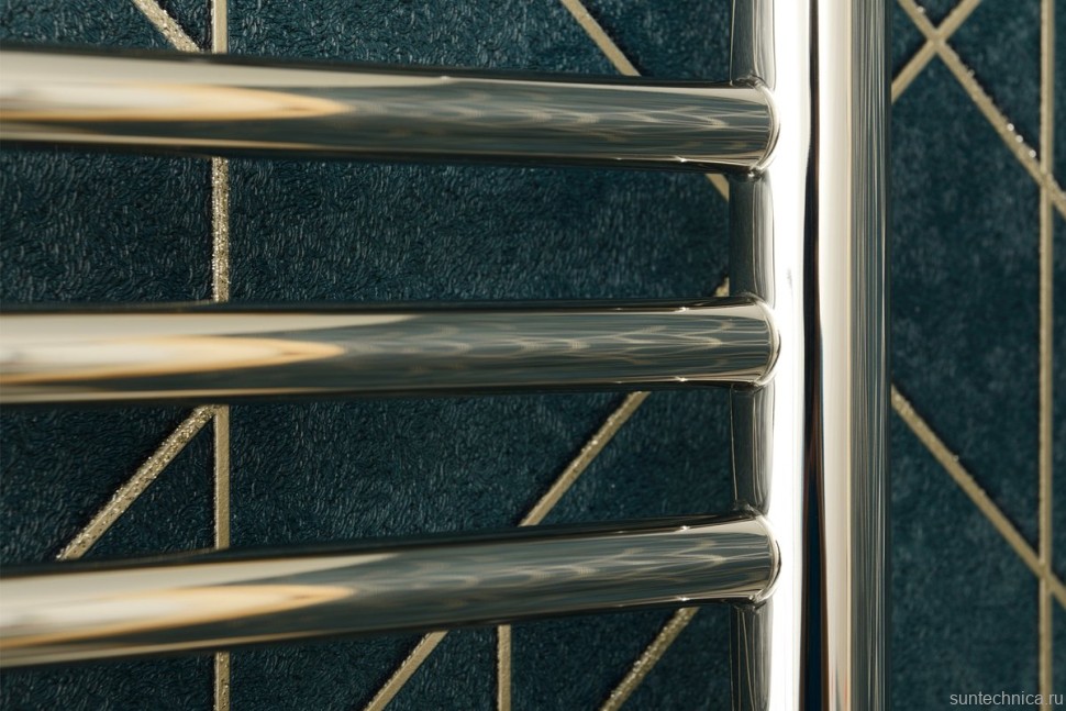 Полотенцесушитель электрический Сунержа Богема 3.1 00-6004-1250 130x55 см, подключение слева, без покрытия, лесенка