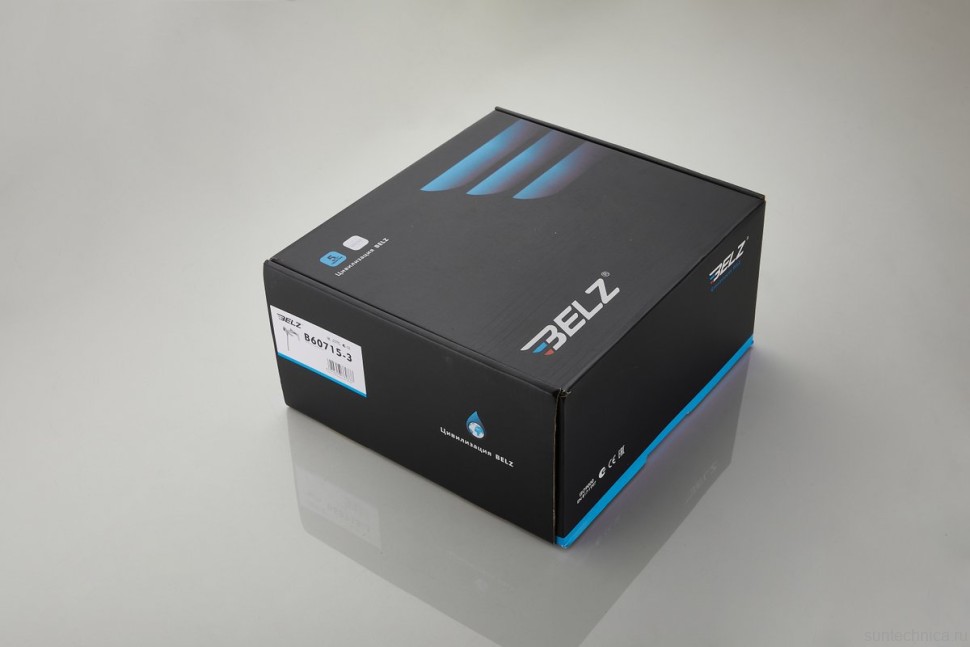 Смеситель для ванны с душем BELZ B715 B60715-3 оружейная сталь