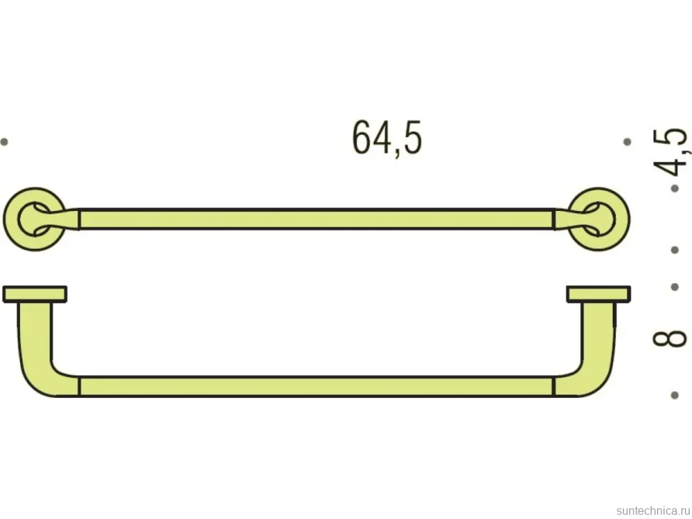 Полотенцедержатель Colombo Design Basic B2711