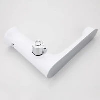 Смеситель на борт ванны Frap H34 F1134 белый, хром
