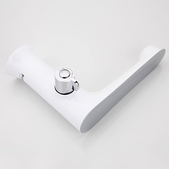 Смеситель на борт ванны Frap H34 F1134 белый, хром