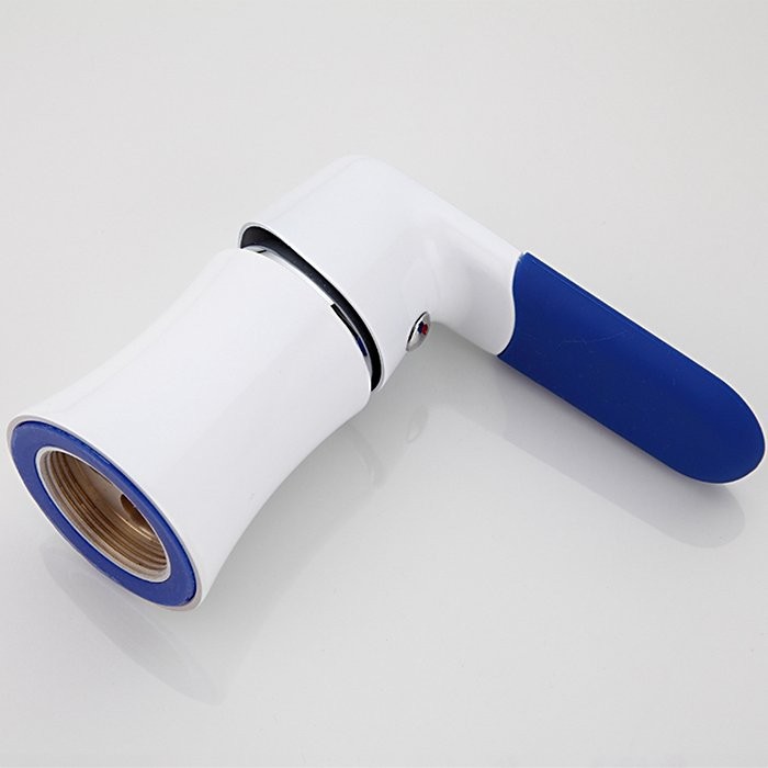 Смеситель на борт ванны Frap H34 F1134 белый, хром