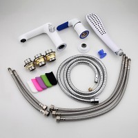 Смеситель на борт ванны Frap H34 F1134 белый, хром