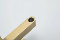 Смеситель для раковины Gappo G99-33 G1099-33 золотой сатин