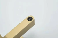 Смеситель для раковины Gappo G99-33 G1099-33 золотой сатин