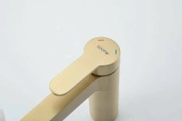 Смеситель для раковины Gappo G99-33 G1099-33 золотой сатин