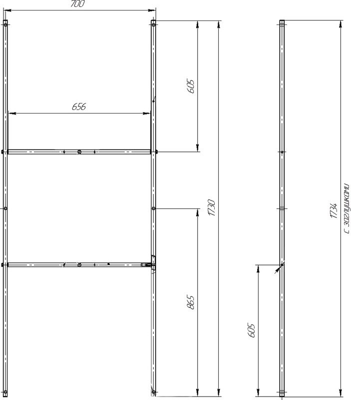 Акриловая ванна Marka One Prime 180x75 см, пристенная, белая, с каркасом