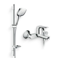Душевой комплект Смеситель Hansgrohe Logis E 71403000 + Гарнитур Raindance Select E 150 27857000 Unica'S Puro